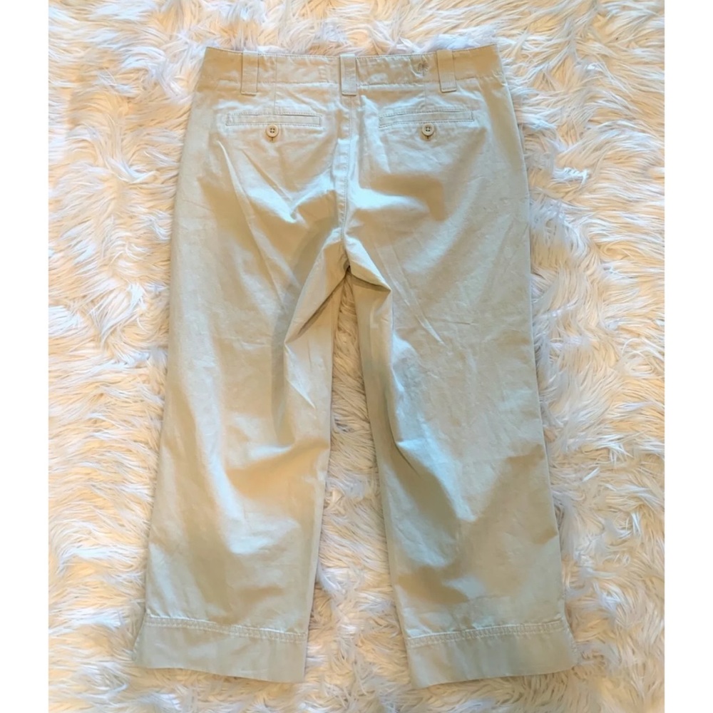 LILLY PULITZER Khaki Main Line Fit Crop Pants - Picture 2 of 3